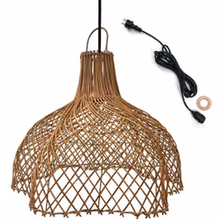 ABAT-JOUR EN ROTIN NATUREL : La suspension ARIA OUTDOOR CABLE, issue de l'artisanat, est fabriquée en rotin naturel. Le rotin ...