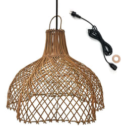 Suspension d'extérieur avec cable aria Beige Rotin D60 cm