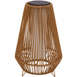 LANTERNE SOLAIRE LED : SALOMEA TALL est une lanterne solaire en rotin. Elle dispose d'une base LED solaire rechargeable SUNNY ...