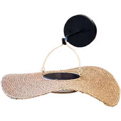 APPLIQUE MURALE SOLAIRE LED : CORALIA est une applique murale solaire LED conçue en bambou, issue de l'artisanat Vietnamien, ...