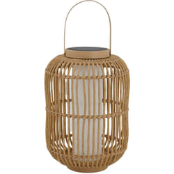 Lanterne solaire mariel small Marron Rotin 27x27x H40cm