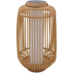 Lanterne solaire MARIEL TALL Marron Rotin 31x31x H60cm