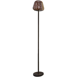 Lumisky - Lampadaire ext filaire midy boheme Beige Poly rotin