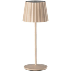 Lumisky - Lampe de table sans fil led abby Crème Aluminium