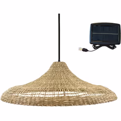 SUSPENSION SOLAIRE LED : FREYA LARGE SOLAR est une suspension solaire LED blanc chaud. Elle apportera à votre décoration une ...
