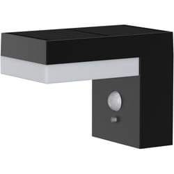 Applique murale solaire cenova Noir Plastique