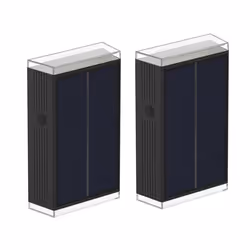 2 Appliques murales solaires RODY H18 cm
