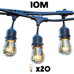 Lumisky - Lot de 2 guirlandes mafy light connectable Noir caoutchouc 6M
