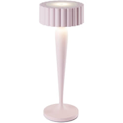 Lampe de table sans fil touch LED TWIGGY Rose Aluminium H26cm