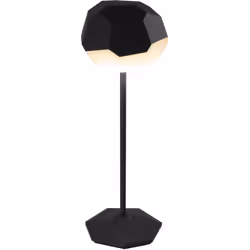 Ubiqua LAMPE DE TABLE DESIGN : La lampe de table sans fil STONE BLACK, conçue par le talentueux designer italien Franco Pagli ...