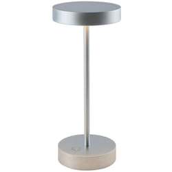 Lumisky - Lampe de table design sandy mini Chrome Aluminium H25cm