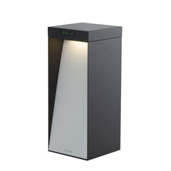 Potelet solaire en aluminium MILIO FULL H35cm