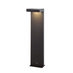Borne solaire ALA Noir Aluminium H65cm
