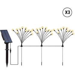 9 Torches solaires 90 boules connectées LYRA FAMILY H70cm