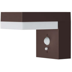 Applique murale solaire CENOVA Marron Aluminium H12,5cm