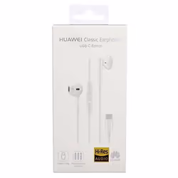 Écouteurs originaux Huawei Type-C Type C Mate Honor 9 Plus CM33 Stéréo Microphone Headset