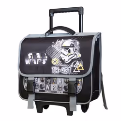 BAGTROTTER Cartable à roulettes 38 cm Disney Star Wars Noir