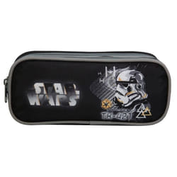 Trousse scolaire - Disney - Star Wars - 2 compartiments - Noir - Zippée