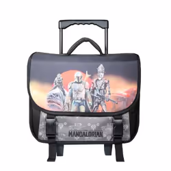 BAGTROTTER Cartable à roulettes 38 cm Disney Star Wars / The Mandalorian Multicolore