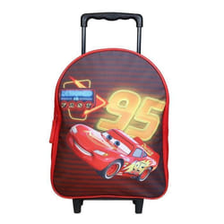 Sac à dos à roulettes - Disney - Cars Rouge - Dimensions L25 x l11 x H31 cm - Pour enfant - Maternelle