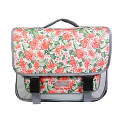 Cartable - BAGTROTTER - Offshore Grise Fleurs - Pour Enfant - L38 x l13 x H34 cm - Synthétique