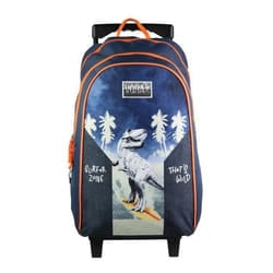 Sac à dos à roulettes - Bagtrotter - Vorax - Bleu et orange - Enfant - Synthétique