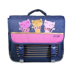 BAGTROTTER Cartable 38 cm Lili Lou X Phileas Bleu