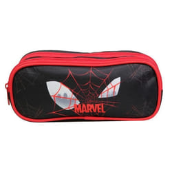 Trousse scolaire - Marvel - Spider-Man - 2 compartiments - Noir - Polyester résistant
