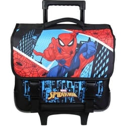 BAGTROTTER Cartable à roulettes 38 cm Spider-Man Bleu