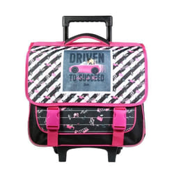 BAGTROTTER Cartable à roulettes 38 cm Barbie Voiture