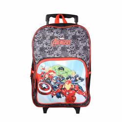 BAGTROTTER Sac à dos à roulettes 41 cm Marvel Avengers Noir