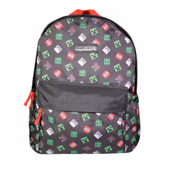BAGTROTTER Sac à dos 1 compartiment Minecraft Noir