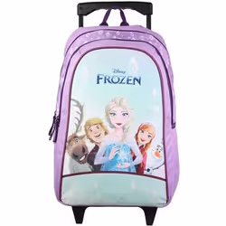 Sac à dos à roulettes - DISNEY - La Reine des Neiges / Frozen Violet - Enfant - Fille - Multicolore