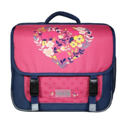 Cartable - BAGTROTTER - Phileas - 38 cm - Rose - Enfant - Zippée