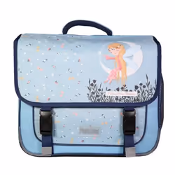 Cartable - BAGTROTTER - Phileas - 38 cm - Bleu - Polyester - Fille