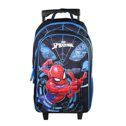 BAGTROTTER Sac à dos à roulettes Spider-Man Bleu