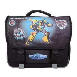 Cartable 38 cm Transformers Noir
