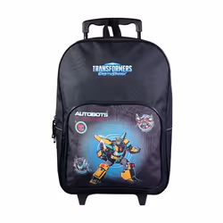 Sac à dos à roulettes Transformers Noir