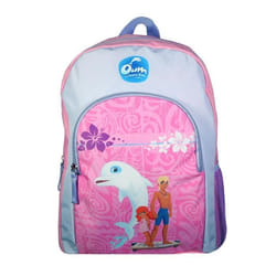 Sac à dos - BAGTROTTER - Oum Le Dauphin - 37 cm - Rose - Enfant