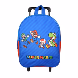 Sac à dos à roulettes 32 cm maternelle Super Mario Multicolore