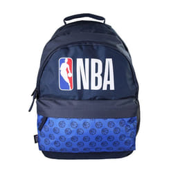 Bagtrotter - NBA - Basketball - Sac à Dos Scolaire - Marine - 2 Compartiments Zippés - 1 Poche Zippée - 1 Poche Ordinateur -...