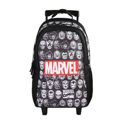 Bagtrotter - Avengers - Marvel - Sac à Dos Scolaire - Sac à Dos à Roulettes -  Noir - 2 Compartiments Zippés - 1 Poche...