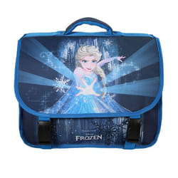 Bagtrotter - La Reine des Neiges - Frozen - Disney - Cartable 38cm  -  Bleu Marine  - 2 Compartiments  - 1 Poche Sous Rabat -...