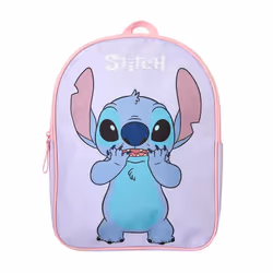 Bagtrotter - Stitch - Sac à Dos Scolaire Goûter 31 cm - Violet - 1 compartiment zippé - Bretelles Matelassées - 25x11x32 cm.. ...