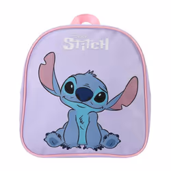 Bagtrotter - Stitch - Sac à Dos Scolaire Goûter 24 cm - Violet - 1 compartiment zippé - Bretelles en Sangle - 24x7x24 cm -.. ...