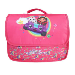 Bagtrotter - Gabby et La Maison Magique - Cartable 32cm  - Rose - Fille -  1 Compartiment  - Bretelles Matelassés et Fermeture...