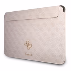 Guess 4G Big Metal Logo Computer Sleeve - Étui pour ordinateur portable 13 (Rose)