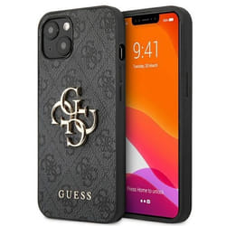 Coque de téléphone - Guess - iPhone 13 - 4G Big Metal Logo - Gris - Protection contre les chocs