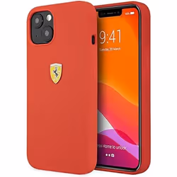 Coque de Protection en Silicone - CG MOBILE - iPhone 13 Mini - Rouge - Souple - Accessoire