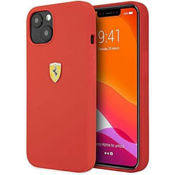 Coque de Protection en Silicone - CG MOBILE - iPhone 13 Mini - Rouge - Souple - Accessoire